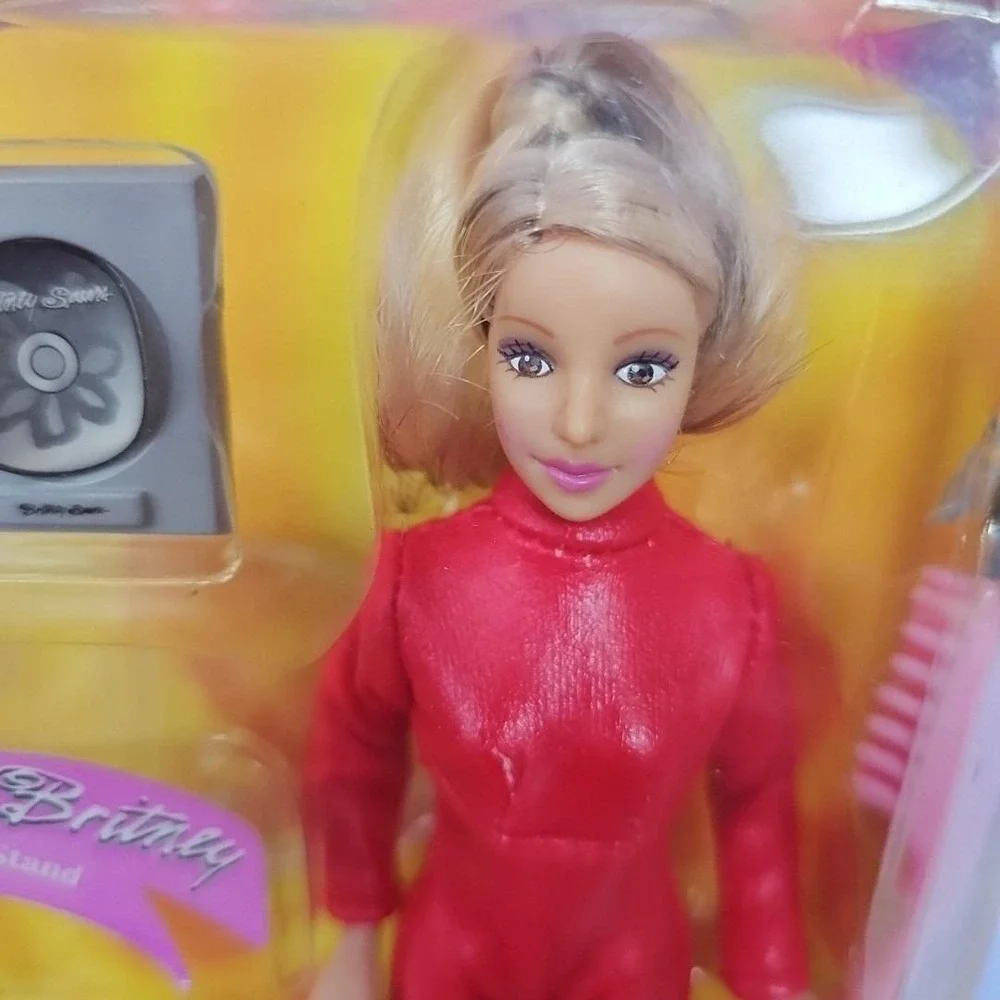 Y2K NIB Britney Spears ... Baby One More Time Red Outfit Play Along Doll 1797